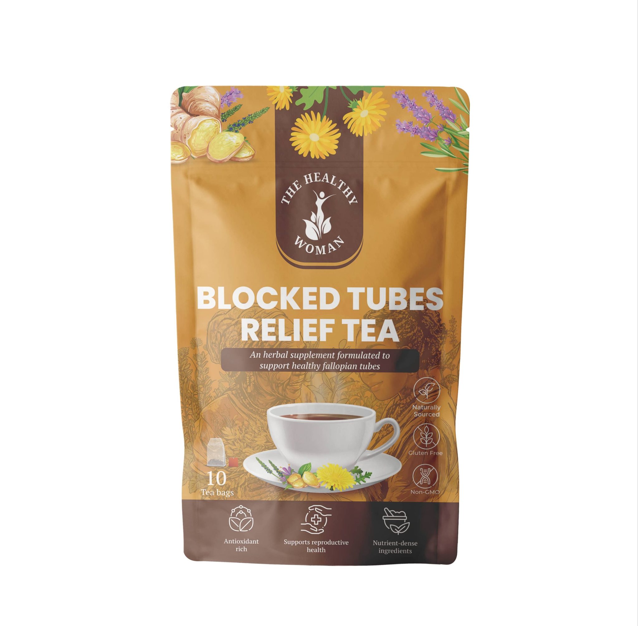 Blocked Tubes Relief Tea - The Healthy Woman