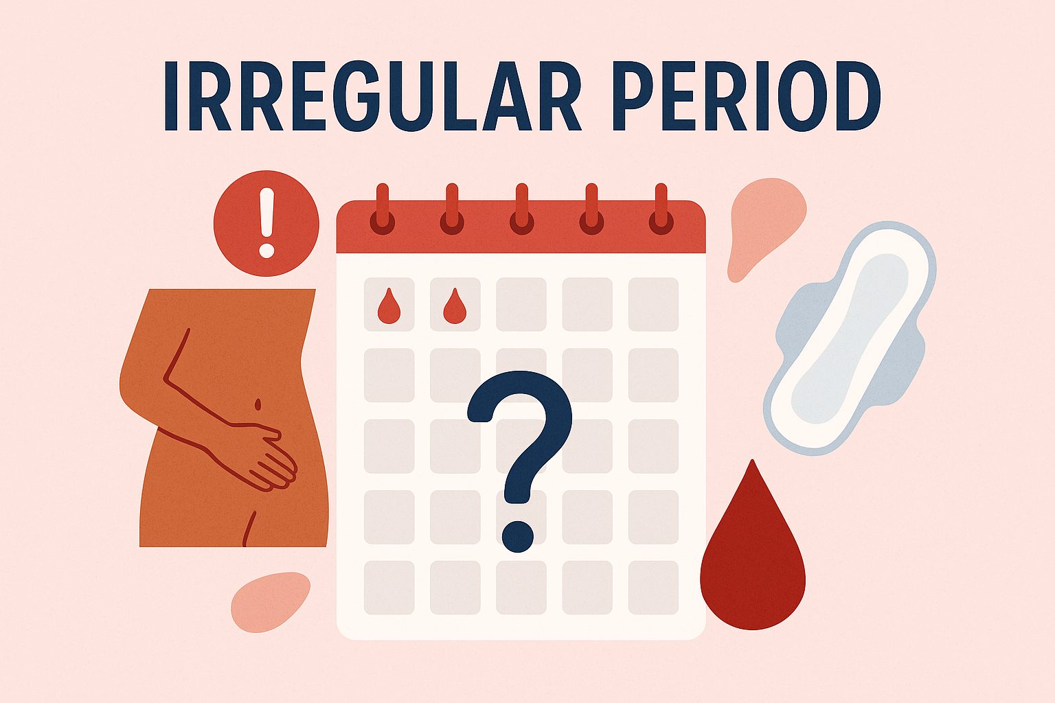 Irregular Periods & Hormonal Imbalance: Natural Ways to Reset Your Cycle and Reclaim Balance irregular period