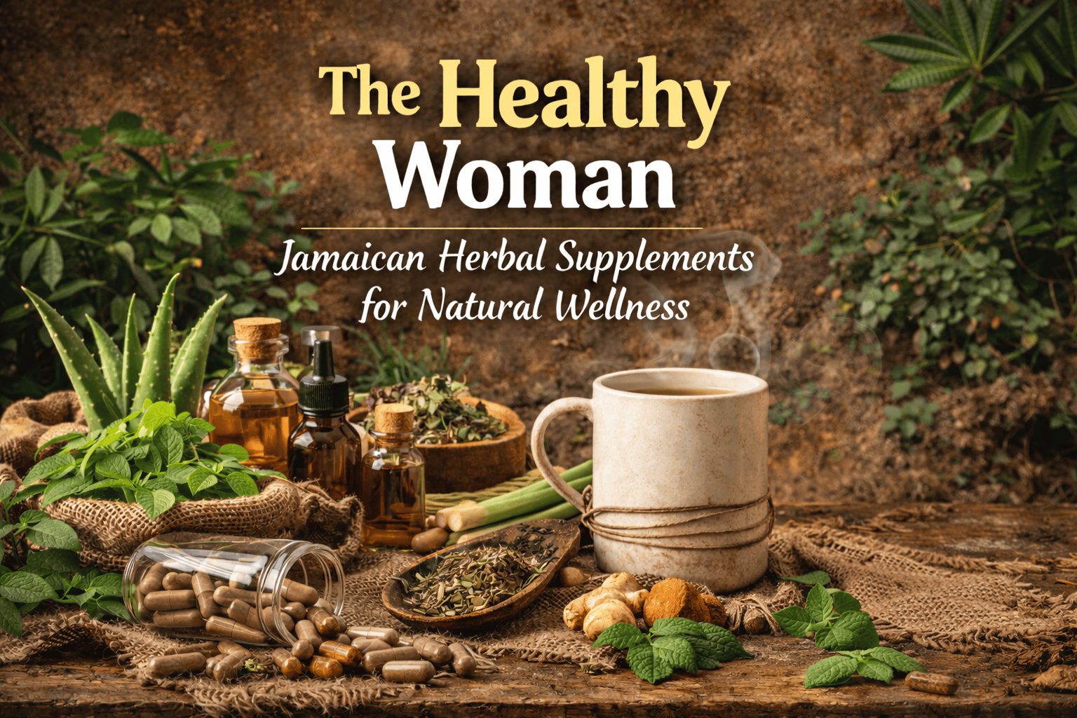 The Healthy Woman: A Jamaican Herbal Supplement Brand
